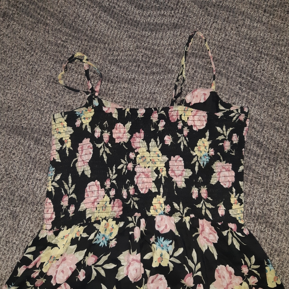 H&M Ruffle Floral Dress Size 12 - Picture 4 of 7
